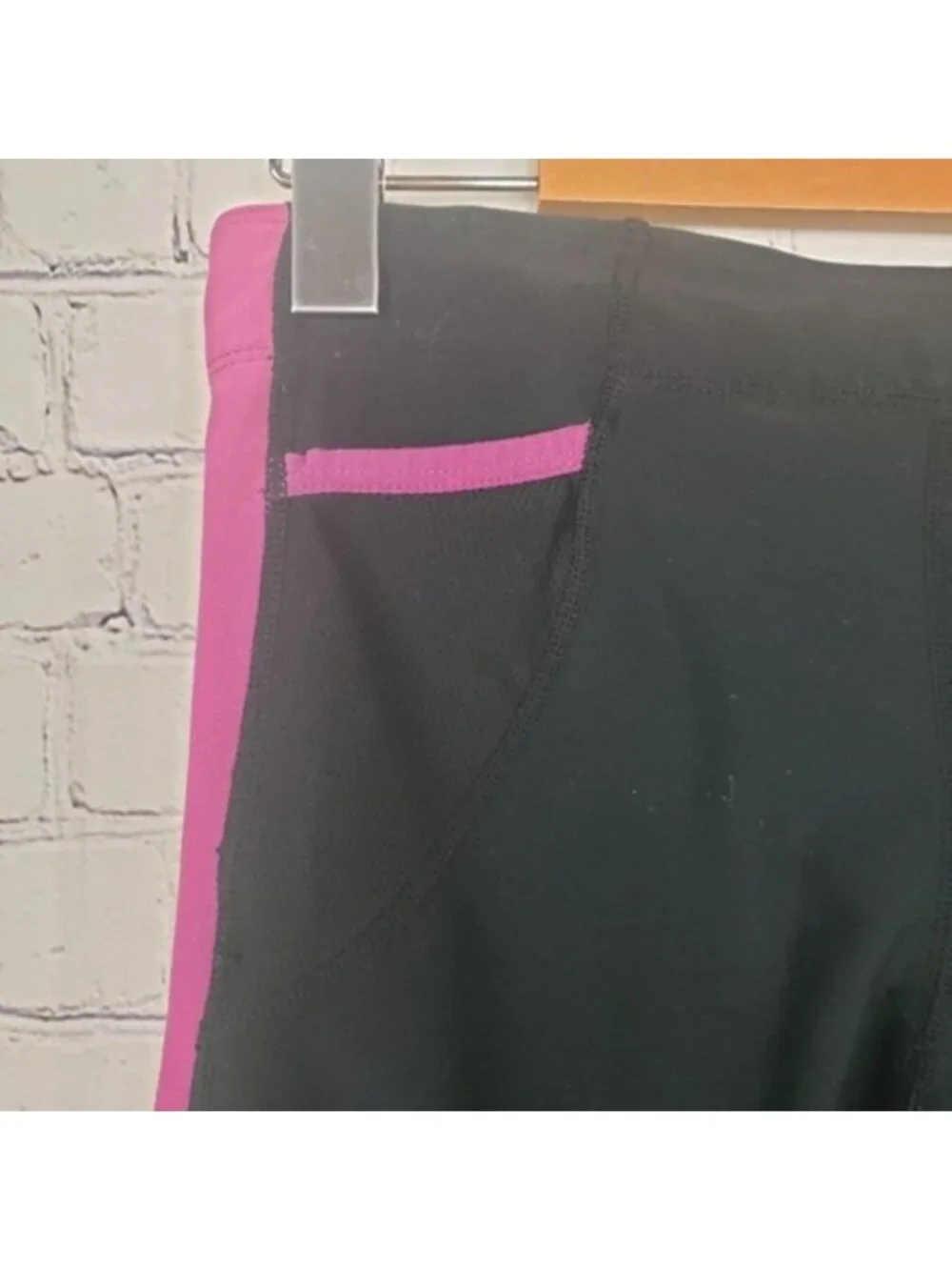 Nike Black Pink Running Tights Leggings Gym Yoga Activewear Workout Athletic